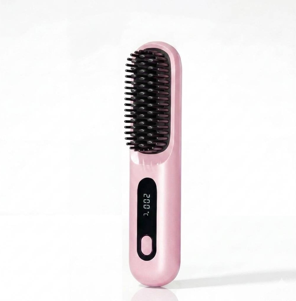 Ceramic Heating Brush for Short Hair
