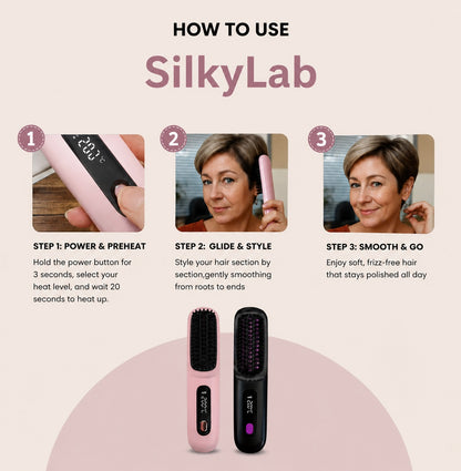 Smooth, voluminous hair in under 5 minutes