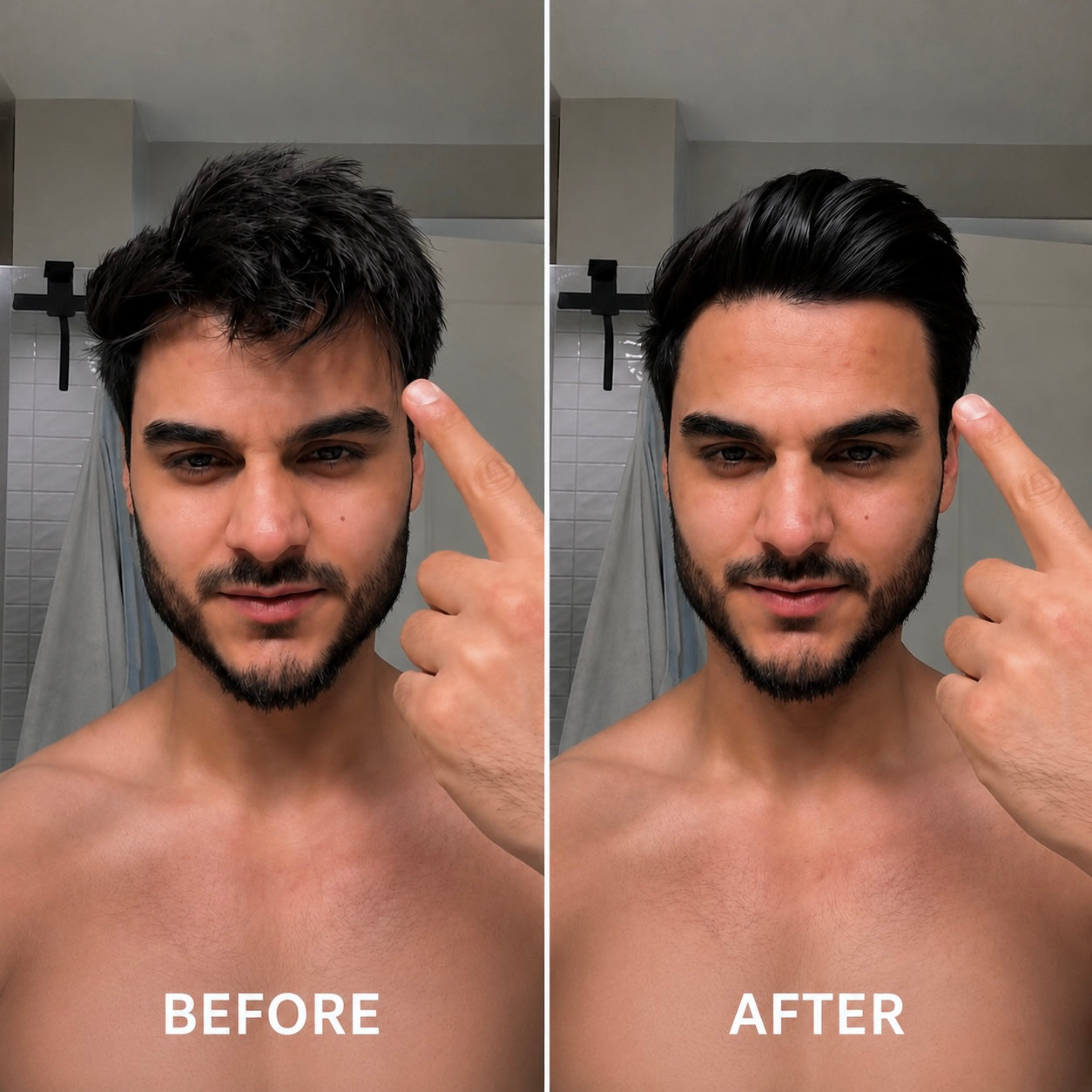 Sharp, styled hair in under 5 minutes