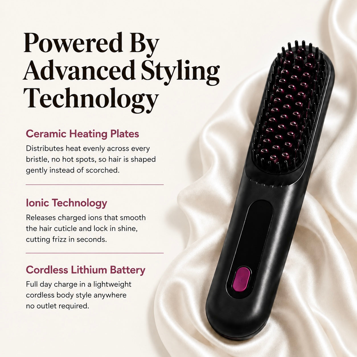 Smooth, voluminous hair in under 5 minutes
