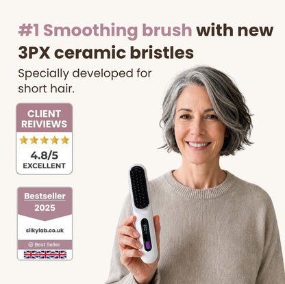 Ceramic Heating Brush for Short Hair