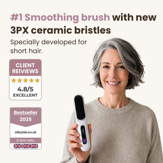 Ceramic Heating Brush for Short Hair