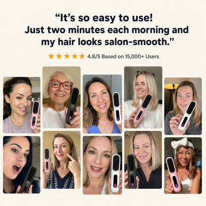 Smooth, voluminous hair in under 5 minutes