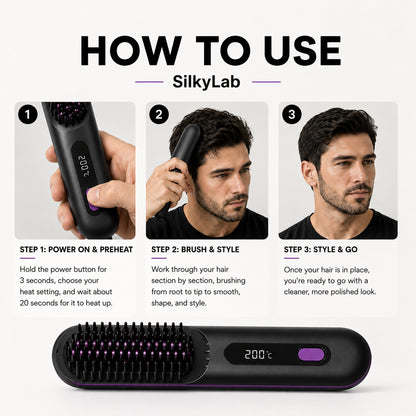 Sharp, styled hair in under 5 minutes