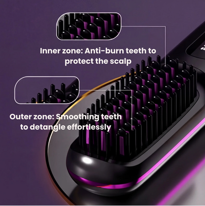 Ceramic Heating Brush for Short Hair